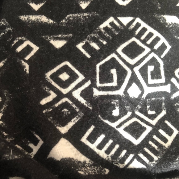 Mossimo Supply Co. black and white long skirt size M - Picture 3 of 4